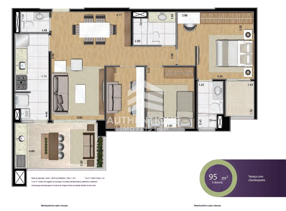 Apartamento, 3 quartos, 95 m² - Foto 21