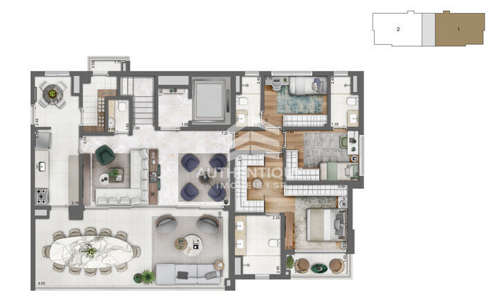 Cobertura, 4 quartos, 328 m² - Foto 30
