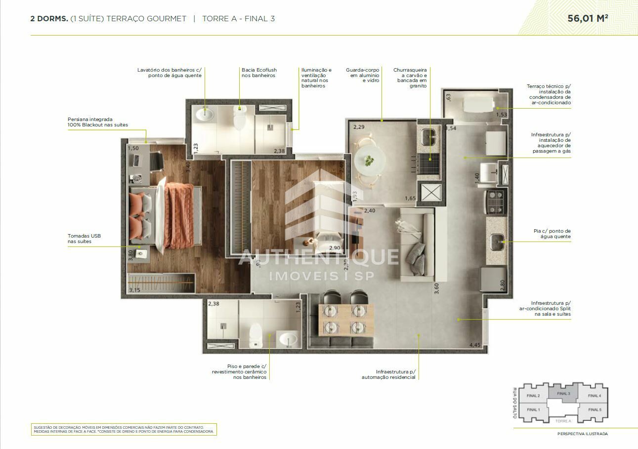 Apartamento, 2 quartos, 58 m² - Foto 26