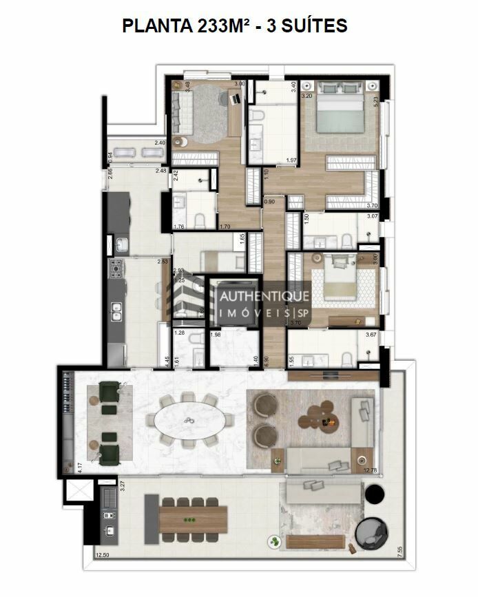 Apartamento à venda com 4 quartos, 233m² - Foto 37