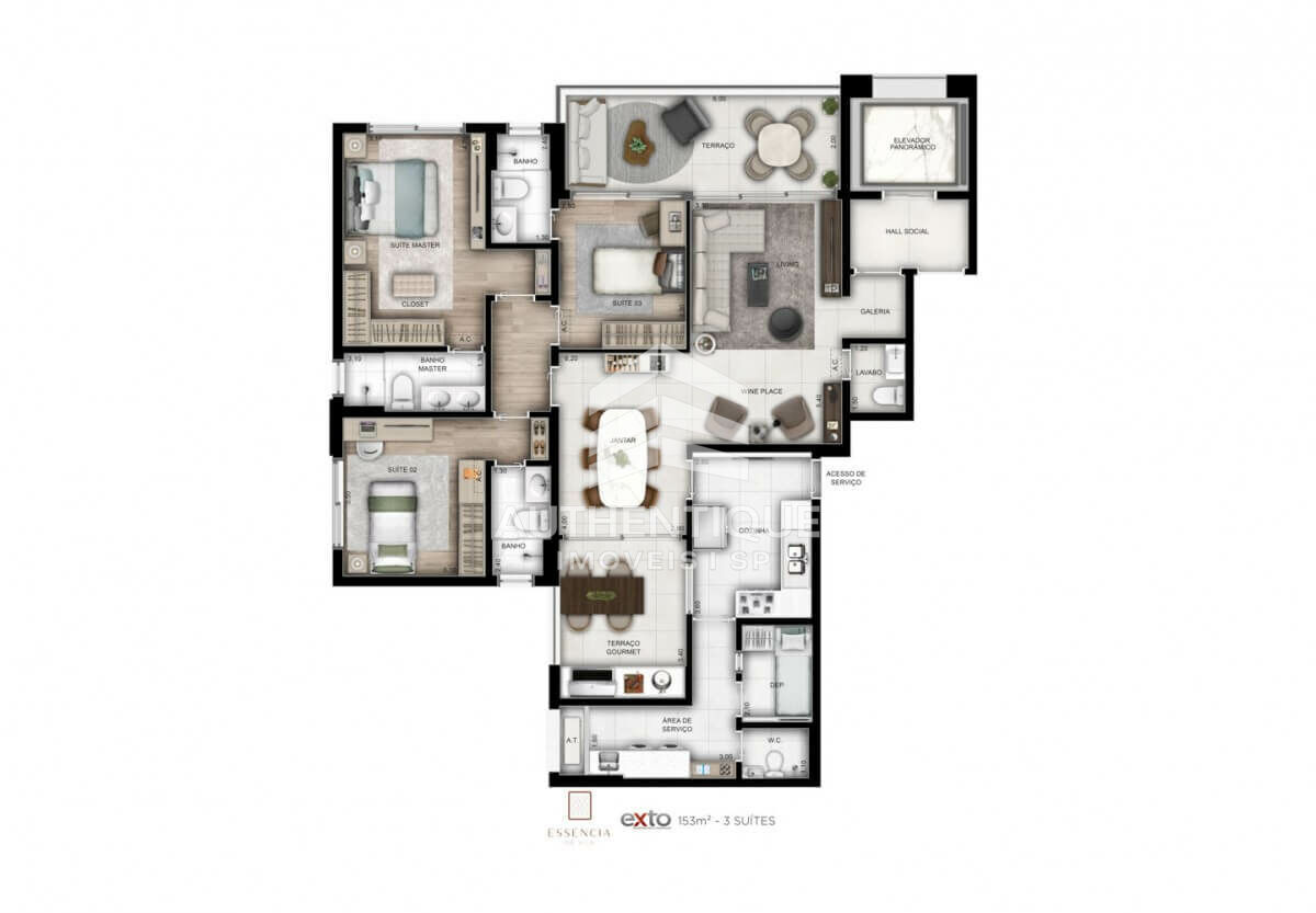 Apartamento, 3 quartos, 263 m² - Foto 21