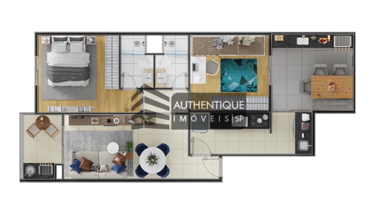 Apartamento à venda com 2 quartos, 69m² - Foto 19