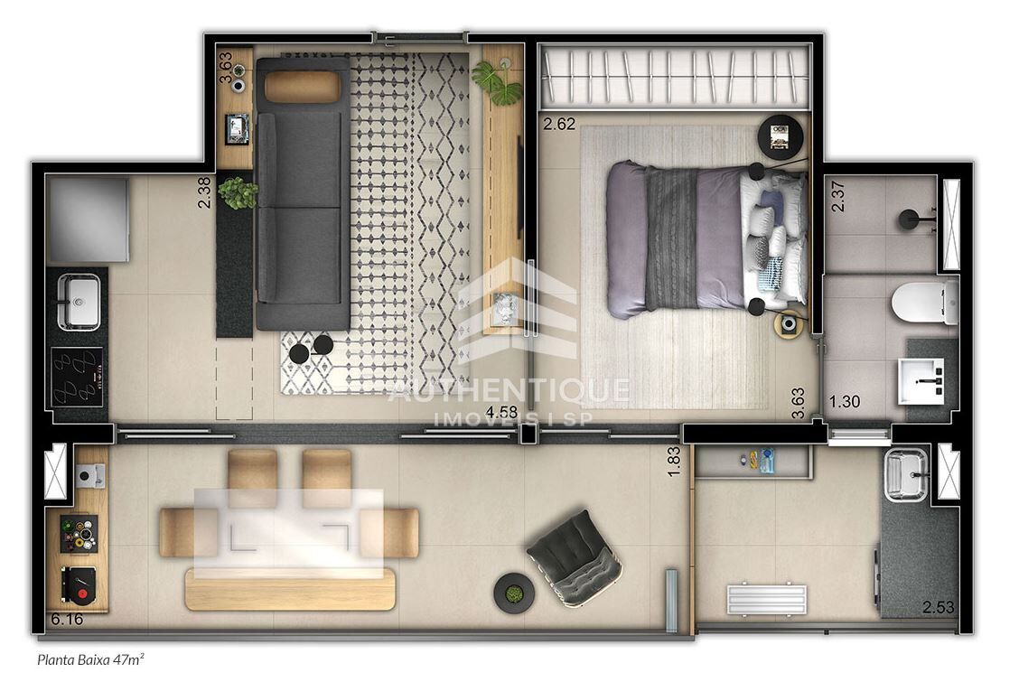 Apartamento, 2 quartos, 77 m² - Foto 10