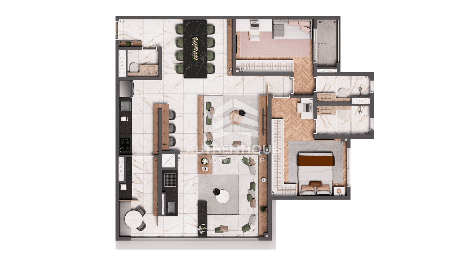 Apartamento, 3 quartos, 142 m² - Foto 19