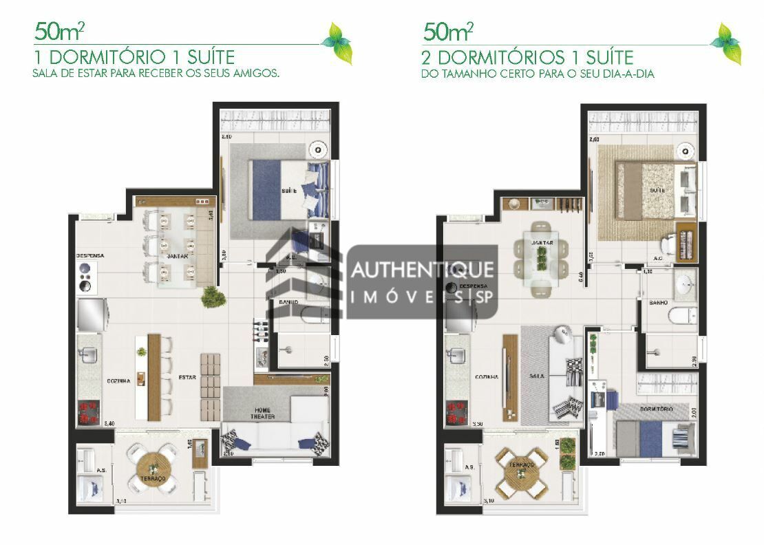 Apartamento à venda com 2 quartos, 50m² - Foto 36