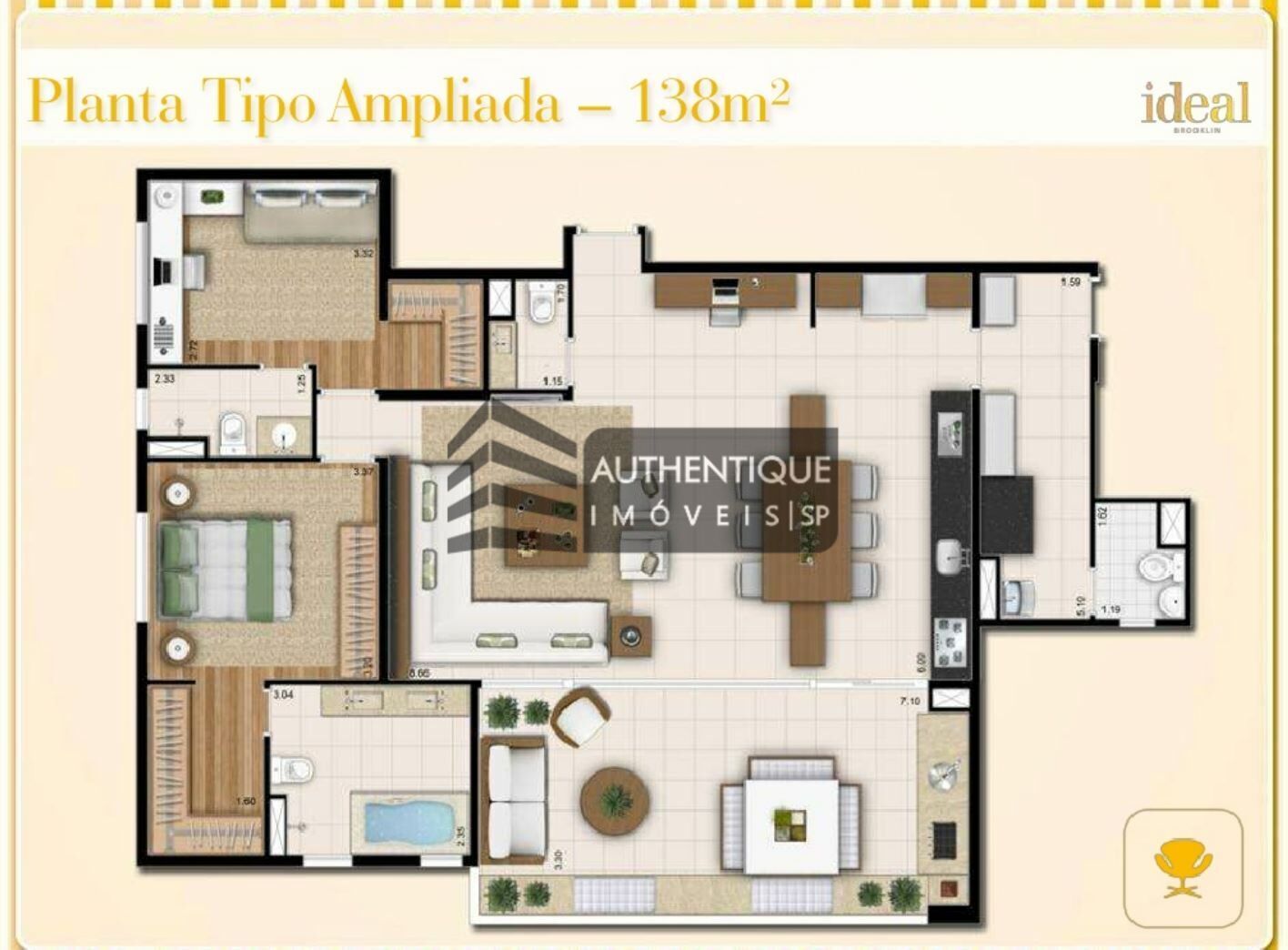 Apartamento à venda com 3 quartos, 138m² - Foto 23