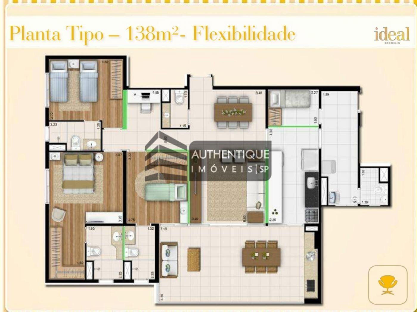 Apartamento à venda com 3 quartos, 138m² - Foto 24