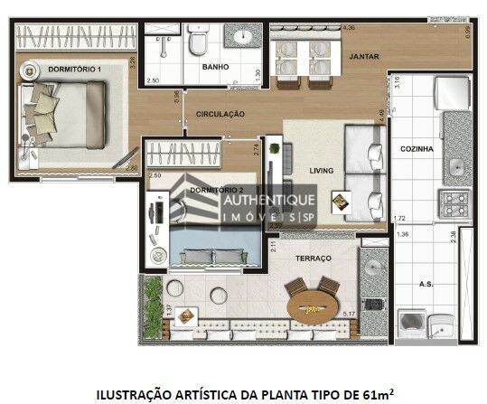 Apartamento à venda com 2 quartos, 60m² - Foto 26