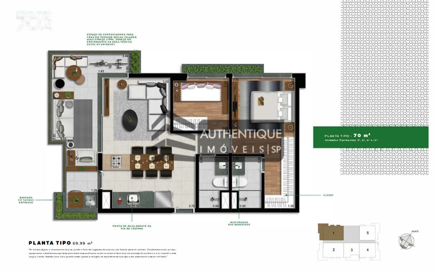 Apartamento à venda com 2 quartos, 116m² - Foto 19