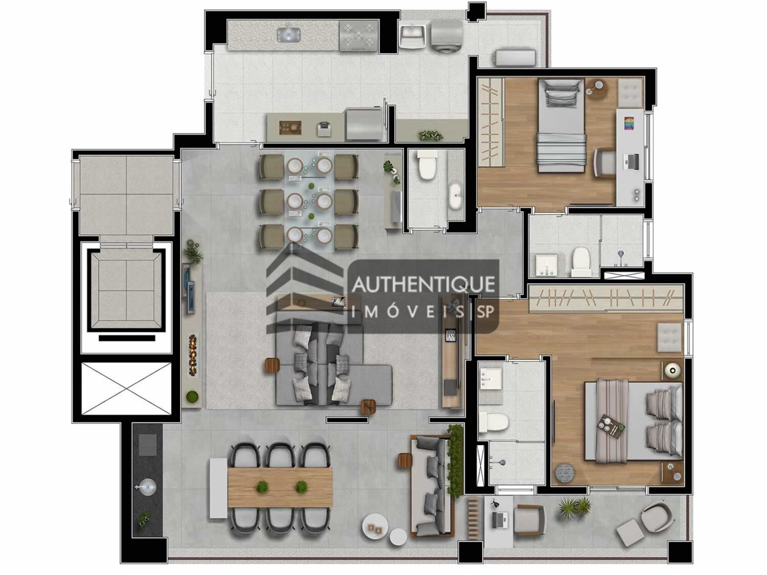 Apartamento, 2 quartos, 110 m² - Foto 14