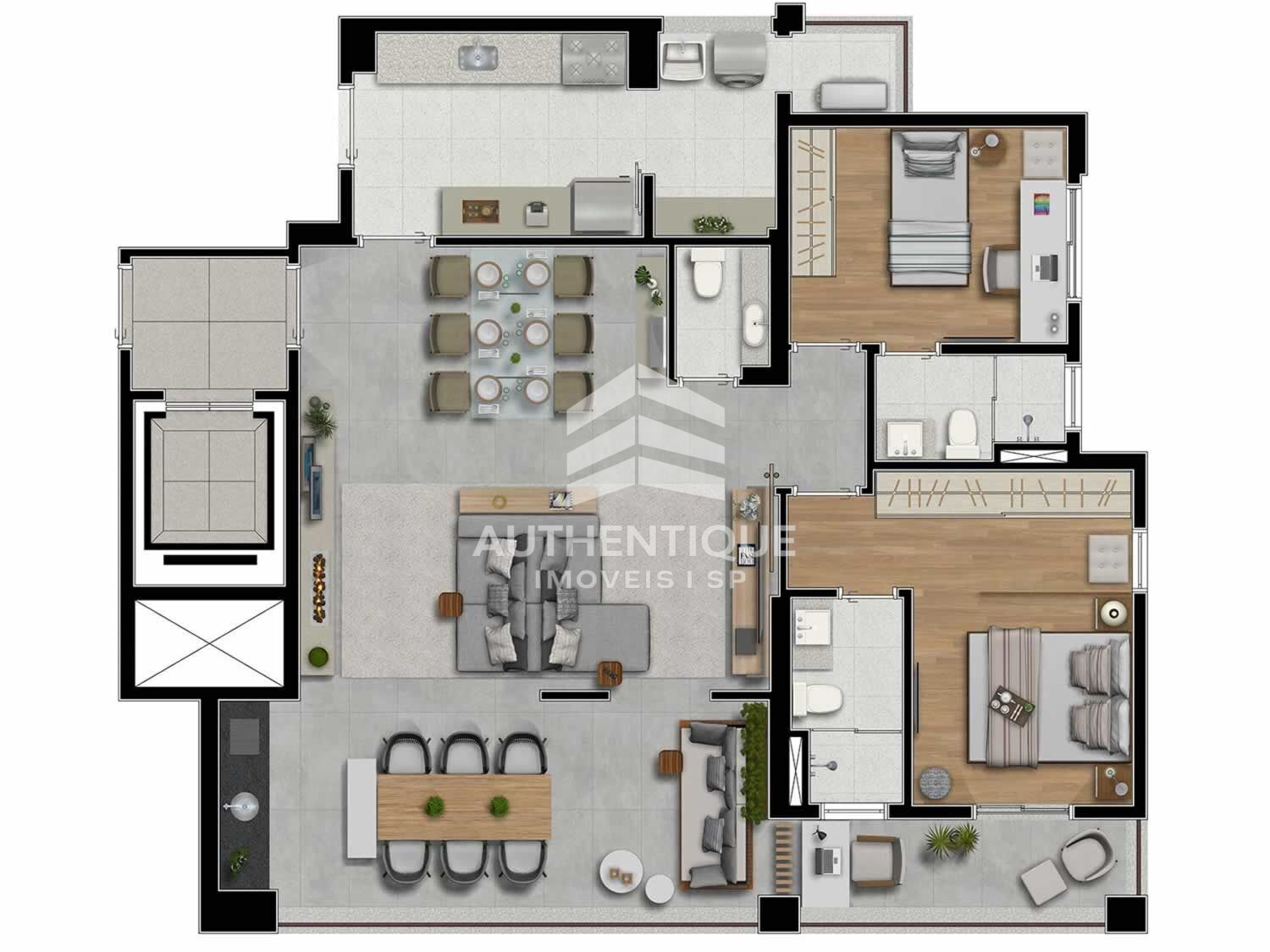 Apartamento, 2 quartos, 110 m² - Foto 14
