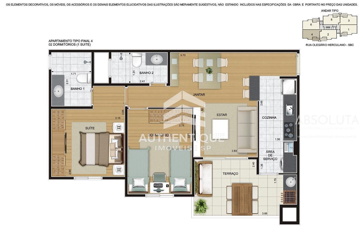 Apartamento, 2 quartos, 70 m² - Foto 10