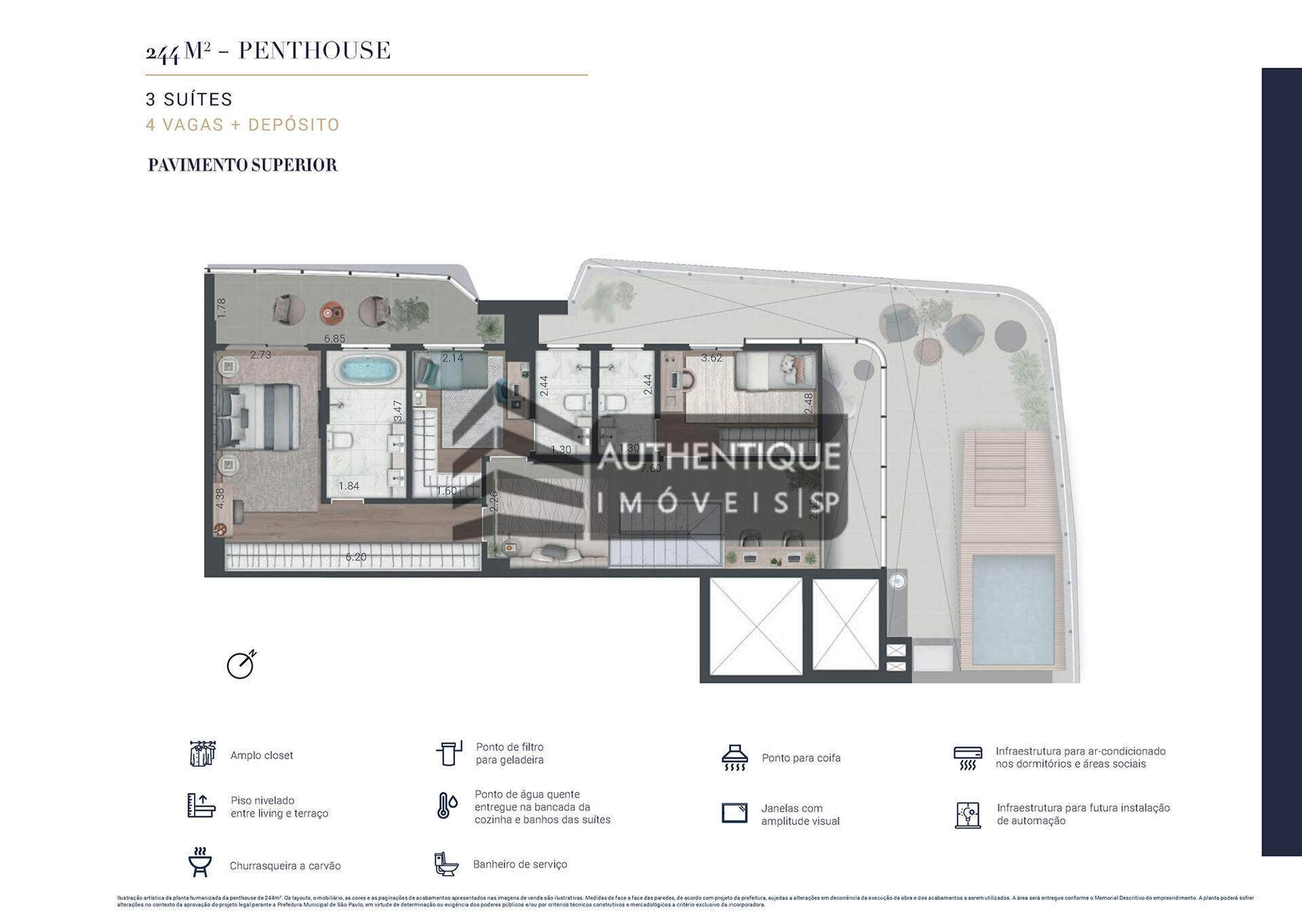 Cobertura à venda com 4 quartos, 288m² - Foto 43