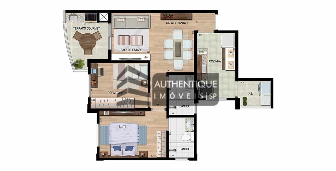 Apartamento à venda com 2 quartos, 71m² - Foto 37