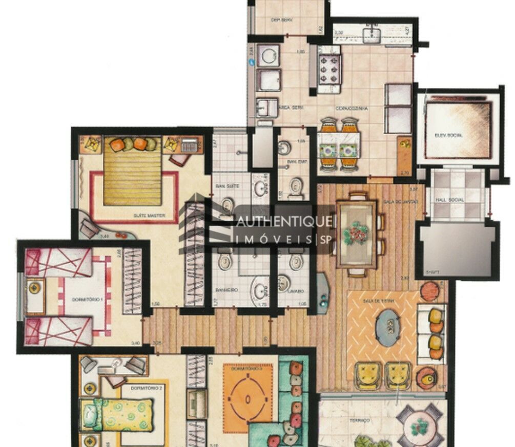 Apartamento à venda com 4 quartos, 137m² - Foto 51