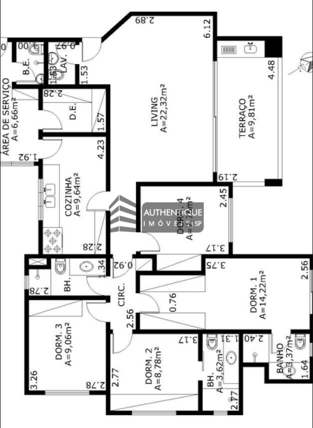 Apartamento à venda com 4 quartos, 137m² - Foto 45