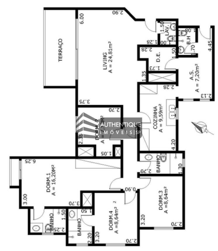 Apartamento à venda com 4 quartos, 137m² - Foto 48