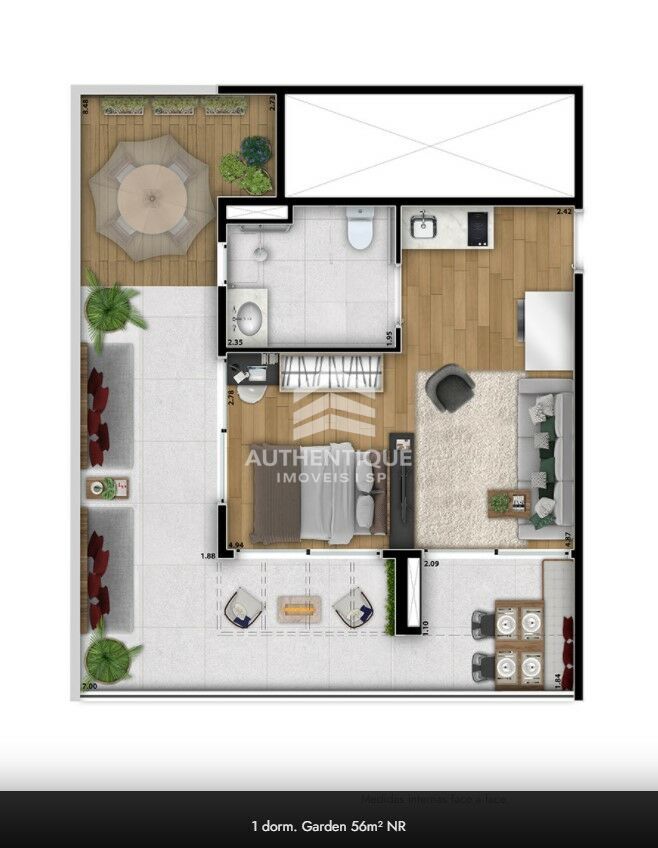 Apartamento, 1 quarto, 22 m² - Foto 26