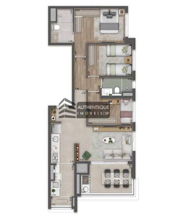 Apartamento à venda com 2 quartos, 65m² - Foto 41