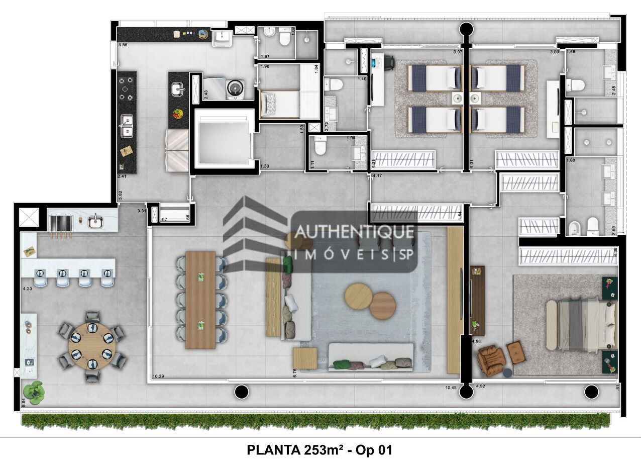 Apartamento à venda com 3 quartos, 252m² - Foto 17