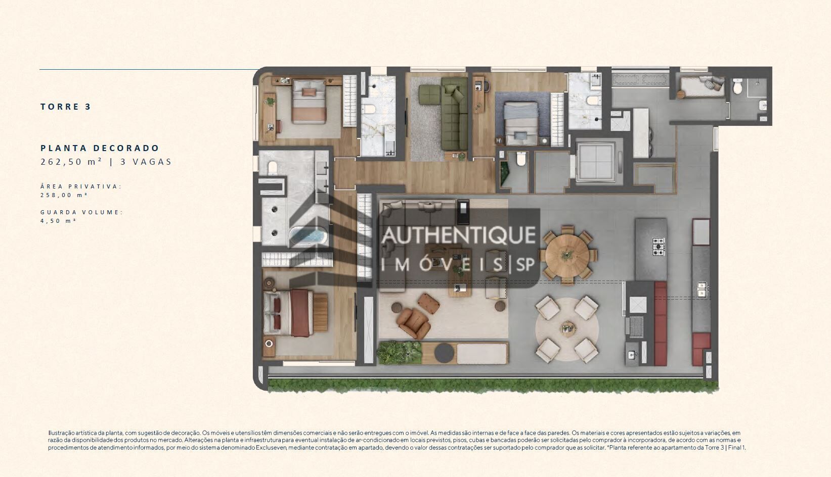 Apartamento à venda com 4 quartos, 262m² - Foto 12