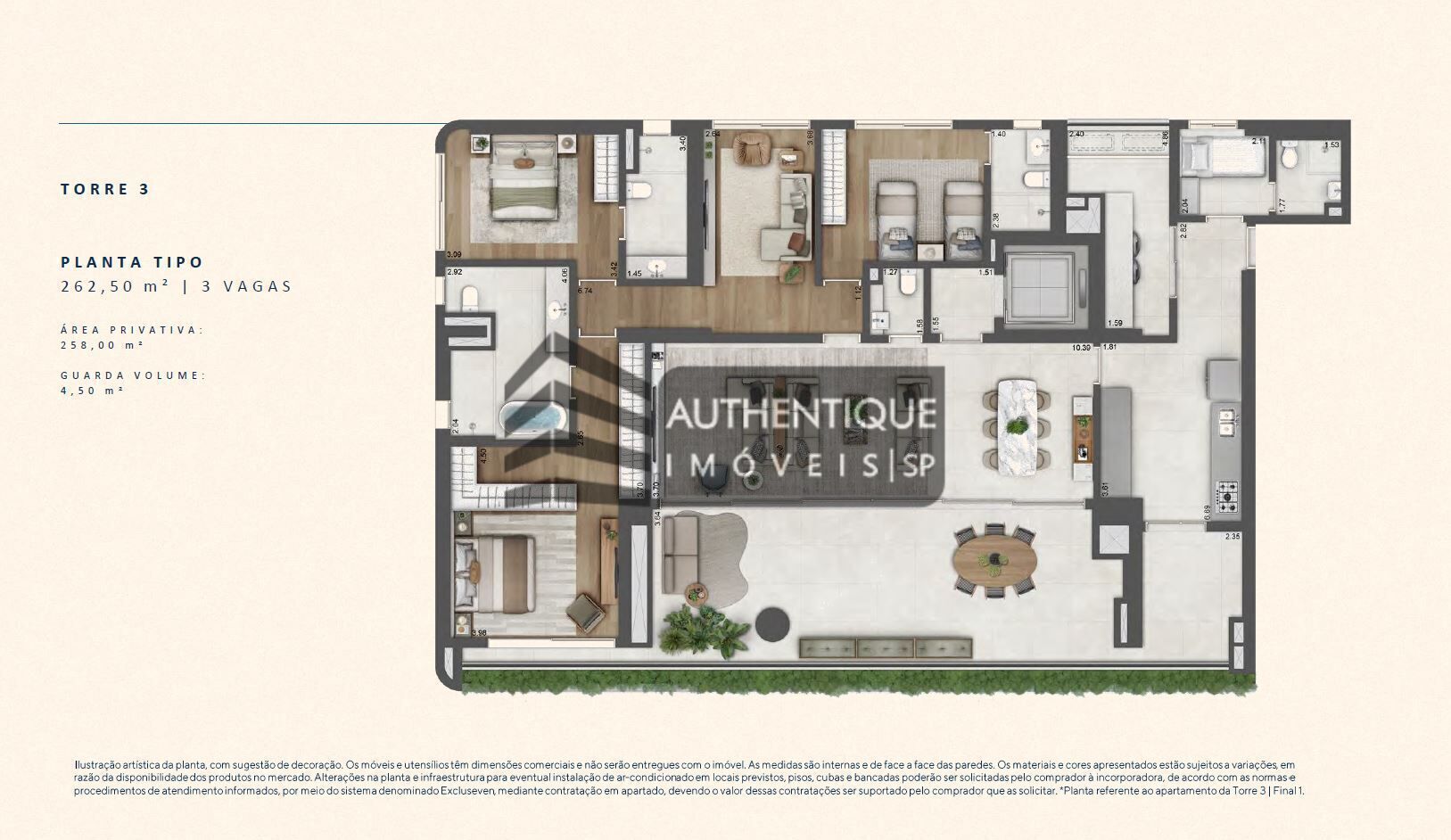 Apartamento à venda com 4 quartos, 262m² - Foto 21