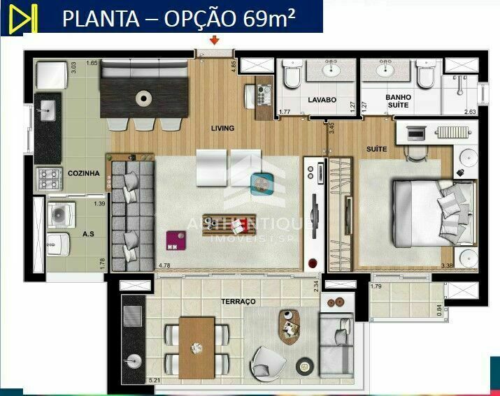 Apartamento, 1 quarto, 51 m² - Foto 36