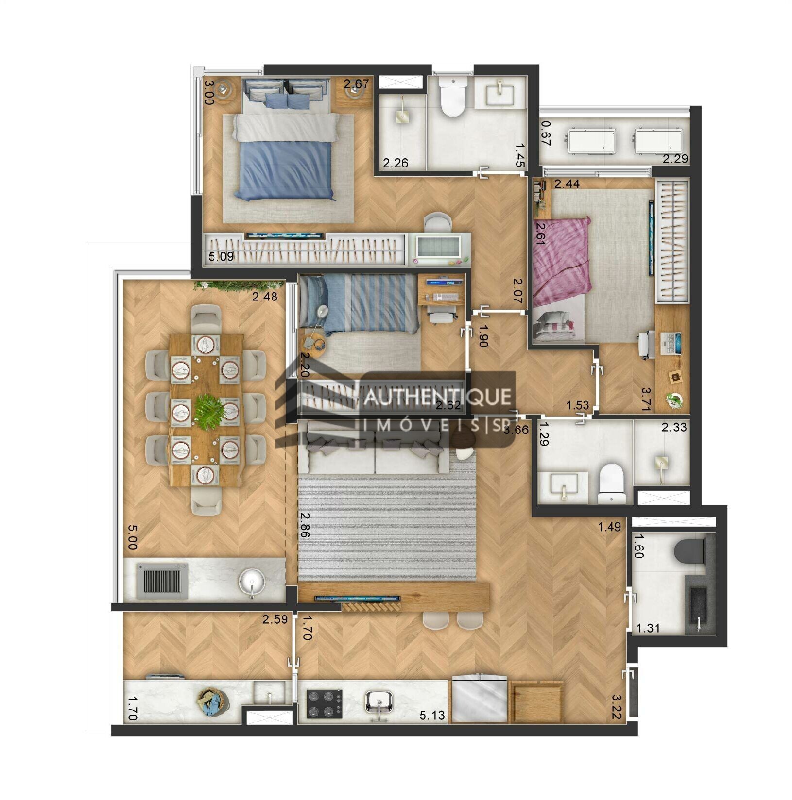 Apartamento à venda com 2 quartos, 90m² - Foto 20