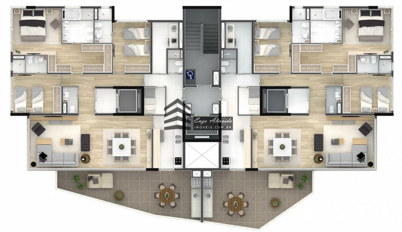 Apartamento à venda com 3 quartos, 187m² - Foto 5