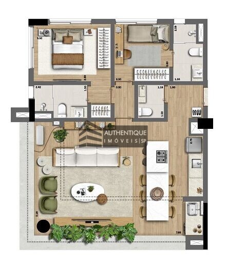 Apartamento à venda com 2 quartos, 72m² - Foto 38