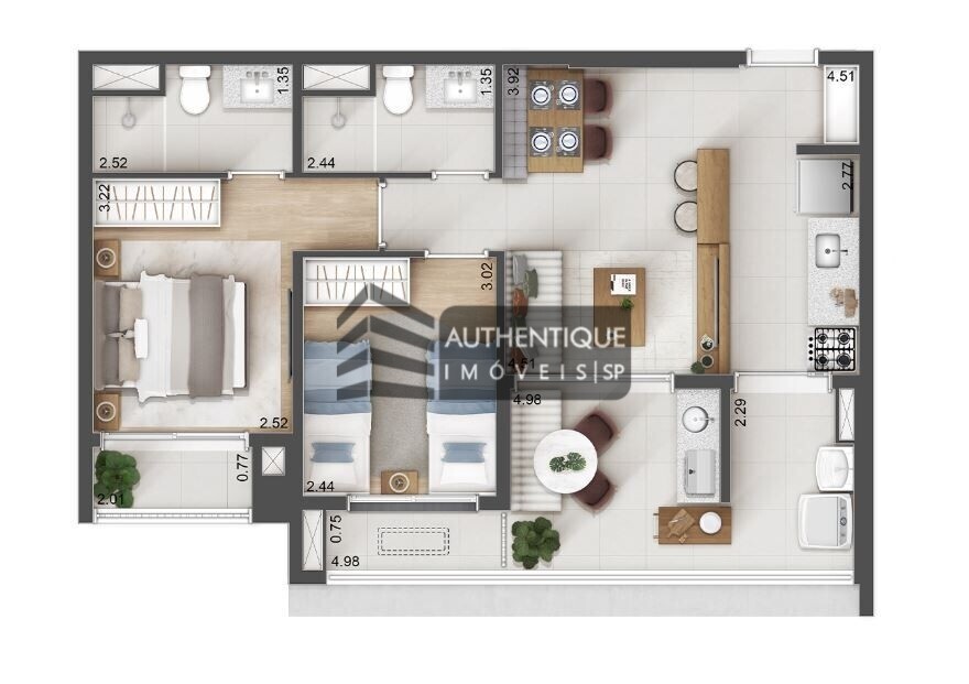 Apartamento à venda com 3 quartos, 85m² - Foto 24