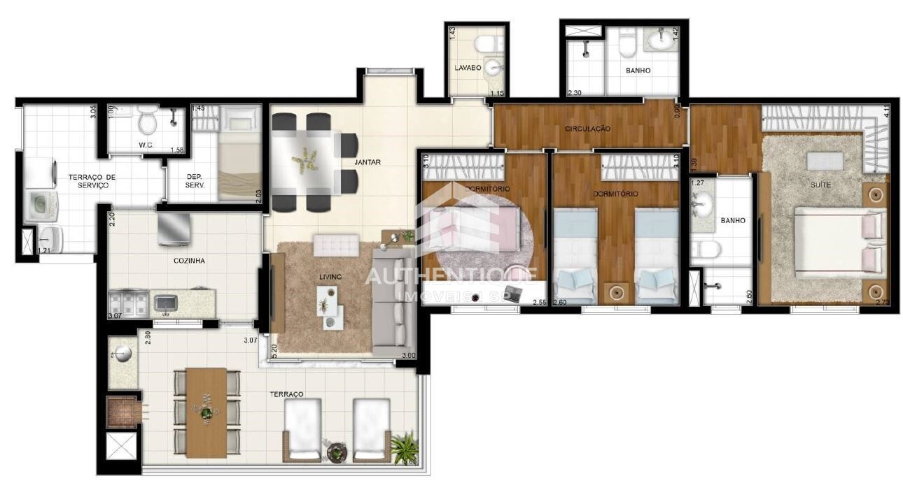 Apartamento, 3 quartos, 107 m² - Foto 21