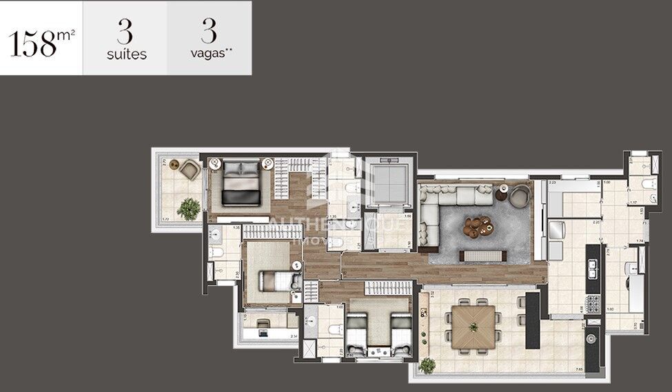 Apartamento, 3 quartos, 158 m² - Foto 23