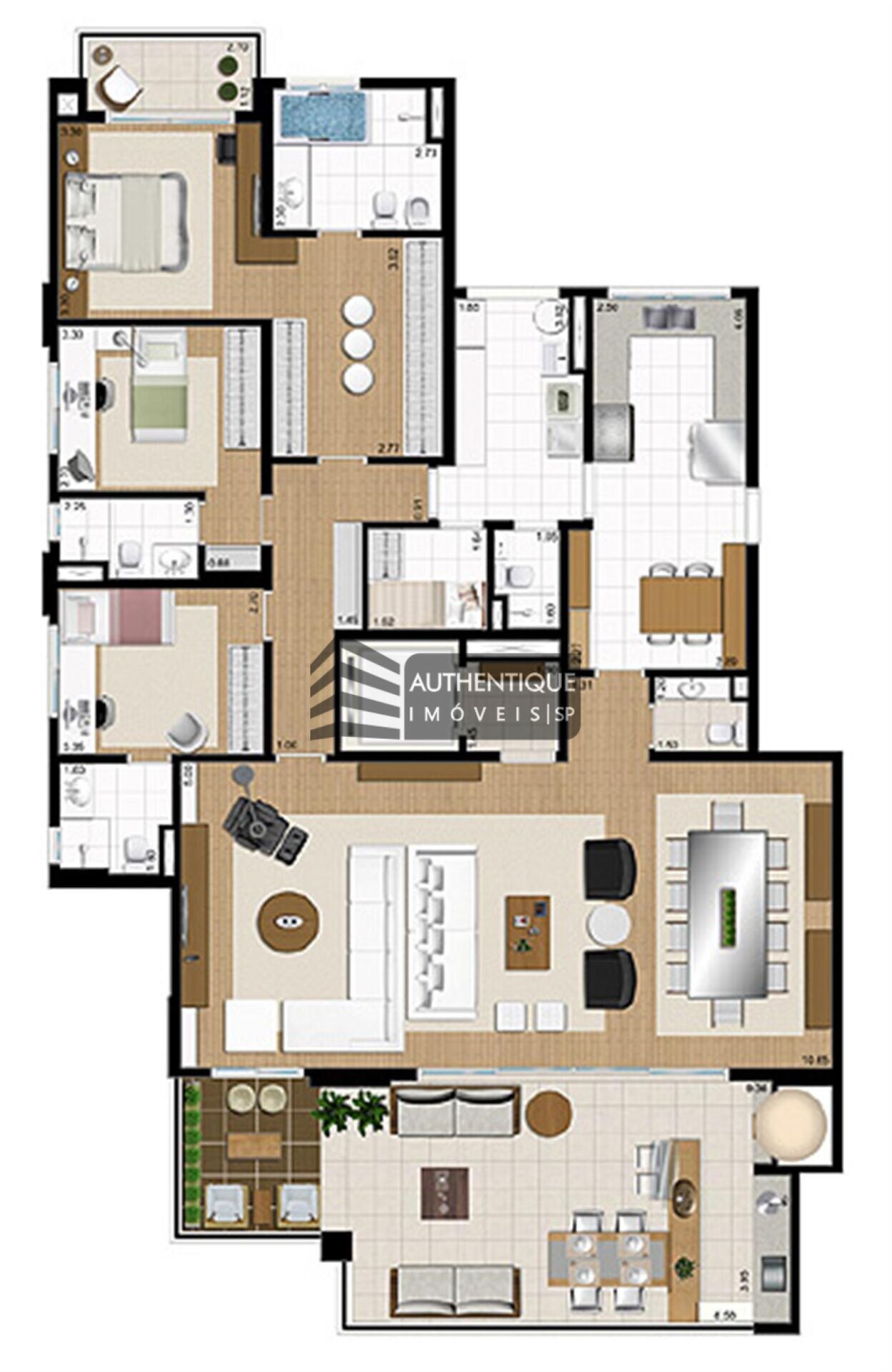 Apartamento à venda com 3 quartos, 220m² - Foto 22