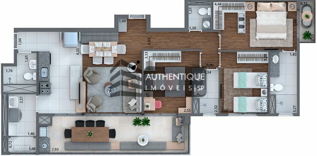 Apartamento à venda com 3 quartos, 106m² - Foto 22