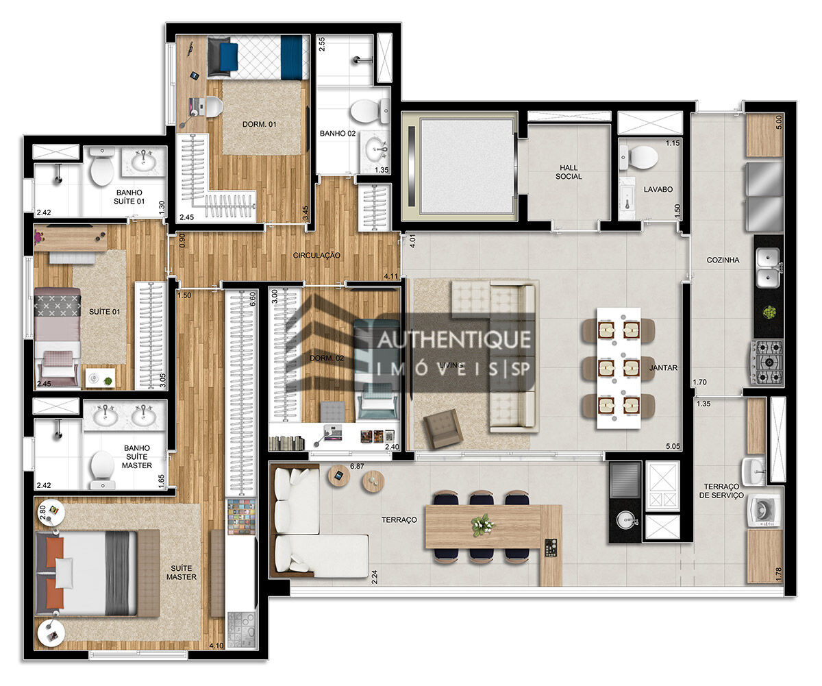 Apartamento à venda com 3 quartos, 107m² - Foto 21