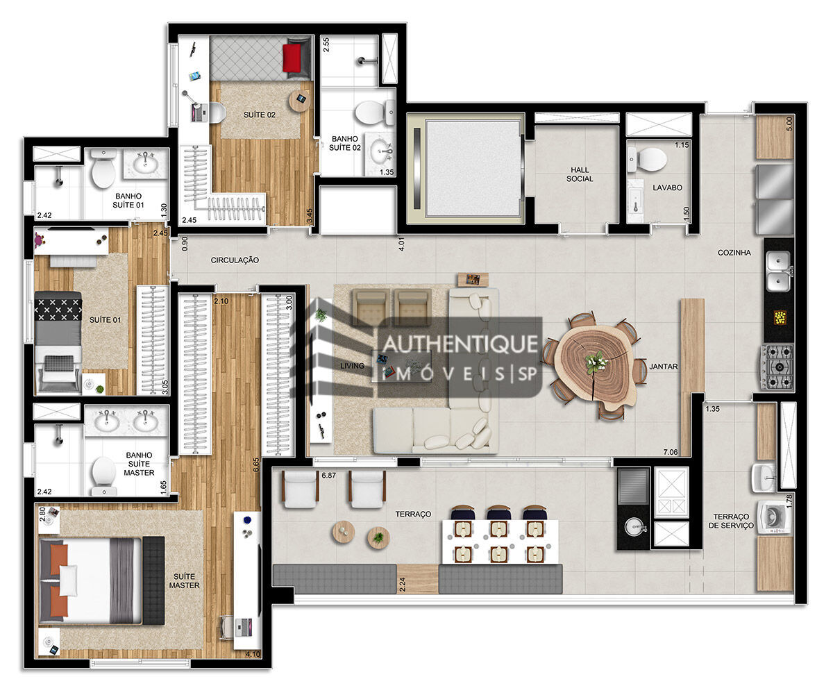 Apartamento à venda com 3 quartos, 107m² - Foto 20