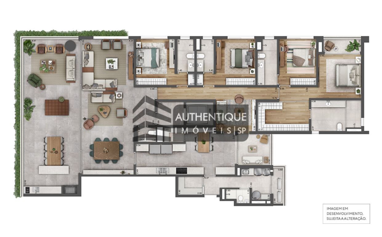 Apartamento à venda com 4 quartos, 337m² - Foto 23