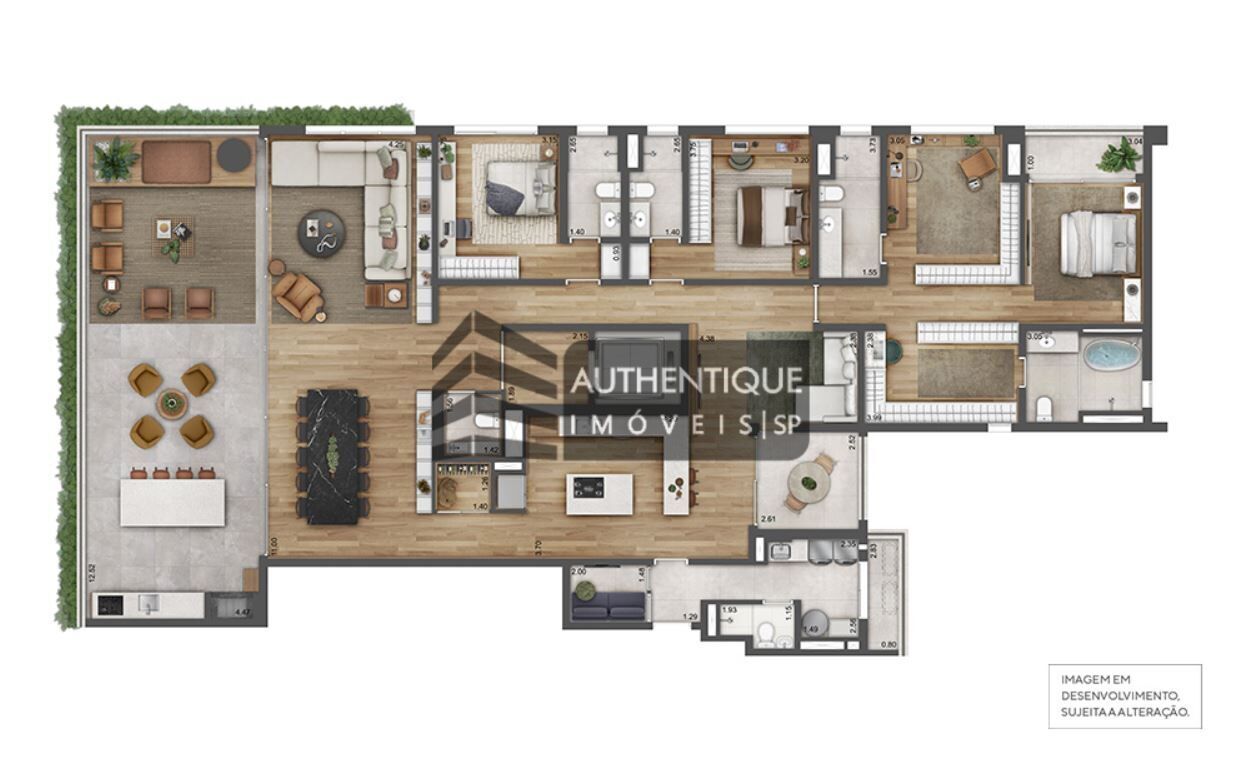 Apartamento à venda com 4 quartos, 337m² - Foto 22