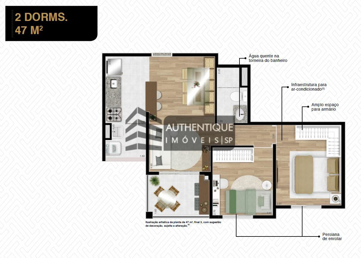 Apartamento à venda com 2 quartos, 47m² - Foto 26