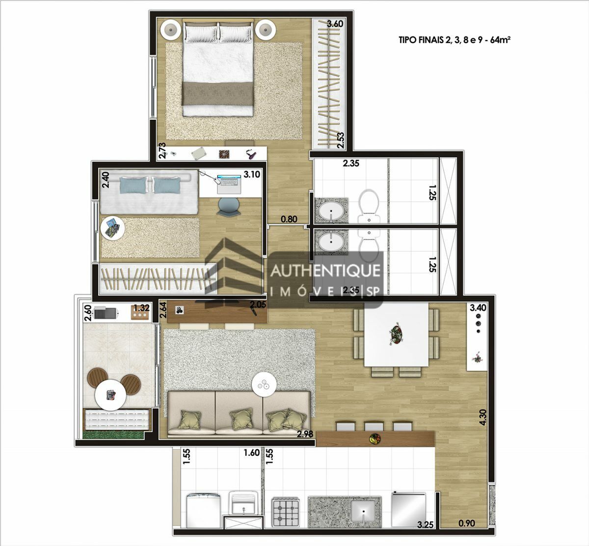 Apartamento à venda com 2 quartos, 63m² - Foto 33