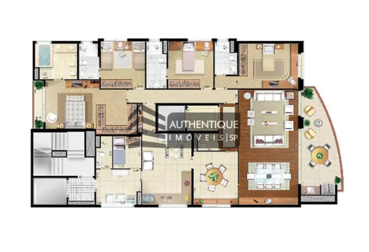 Apartamento à venda com 3 quartos, 200m² - Foto 29