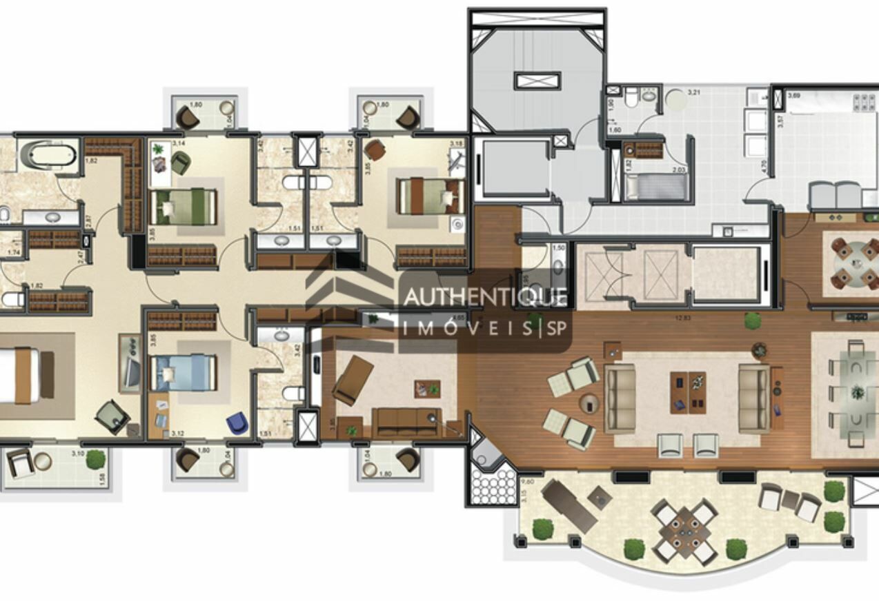 Apartamento à venda com 4 quartos, 308m² - Foto 11