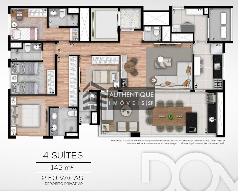 Apartamento à venda com 4 quartos, 146m² - Foto 52