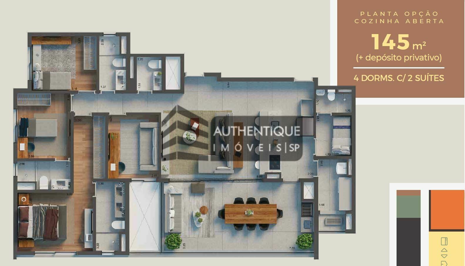 Apartamento à venda com 4 quartos, 147m² - Foto 15