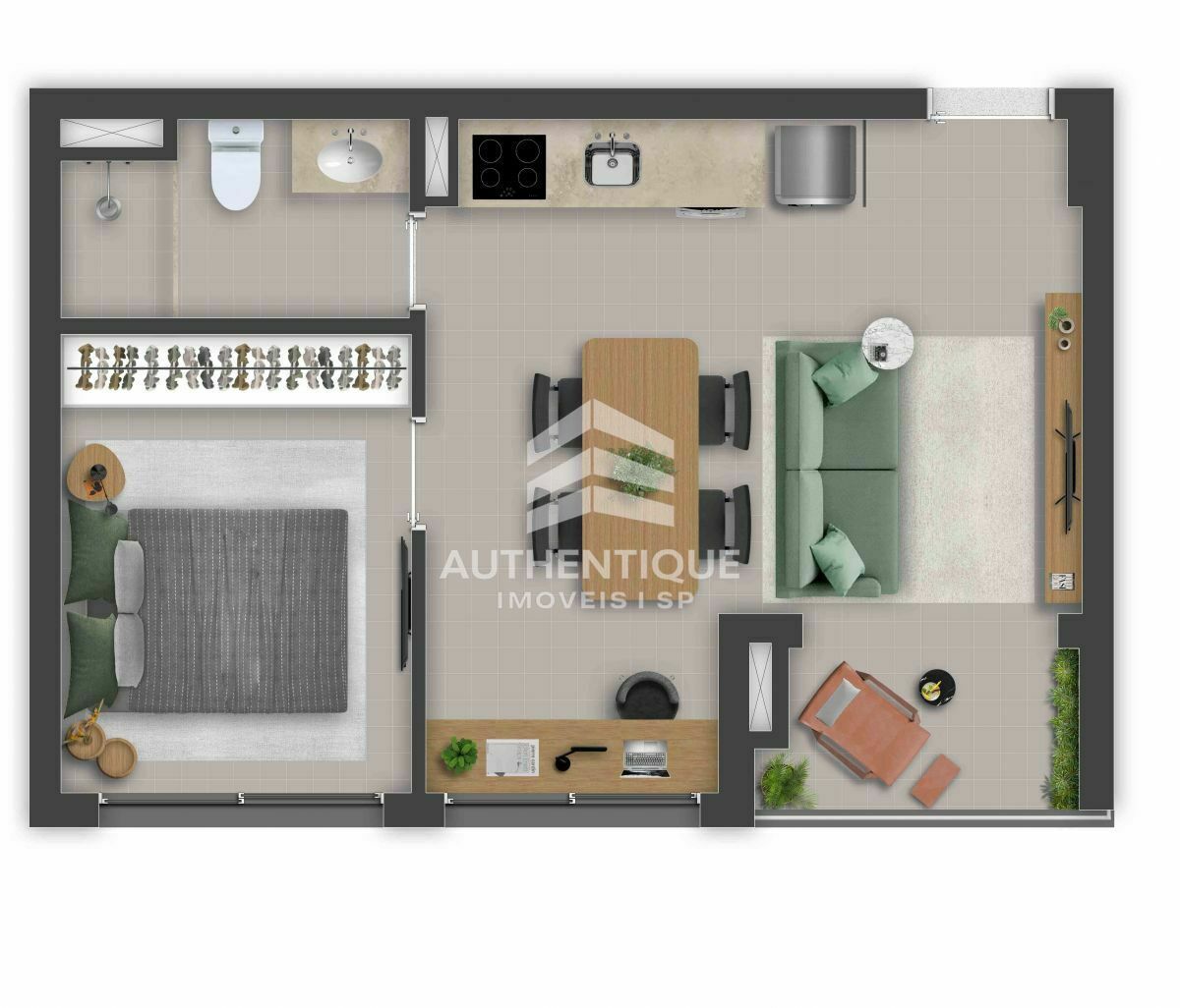 Apartamento, 2 quartos, 22 m² - Foto 39