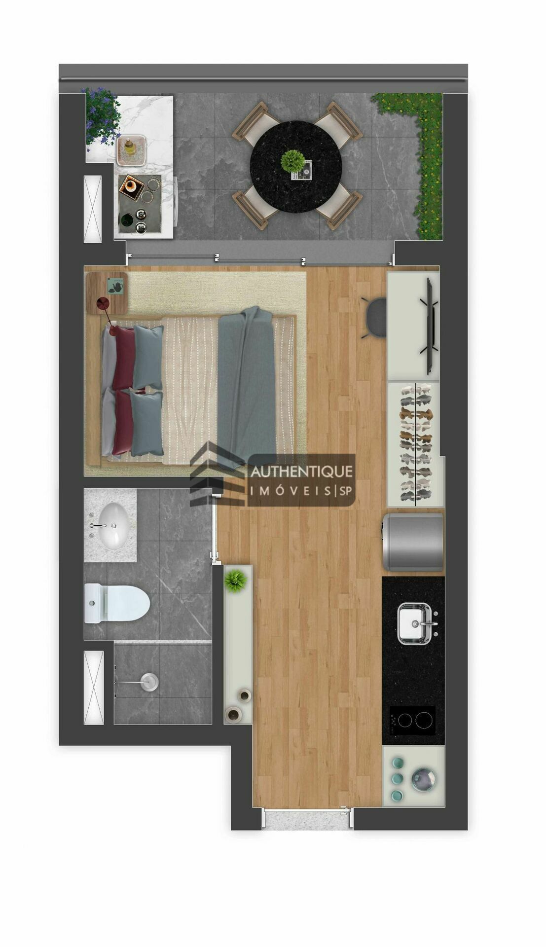 Apartamento, 2 quartos, 22 m² - Foto 34