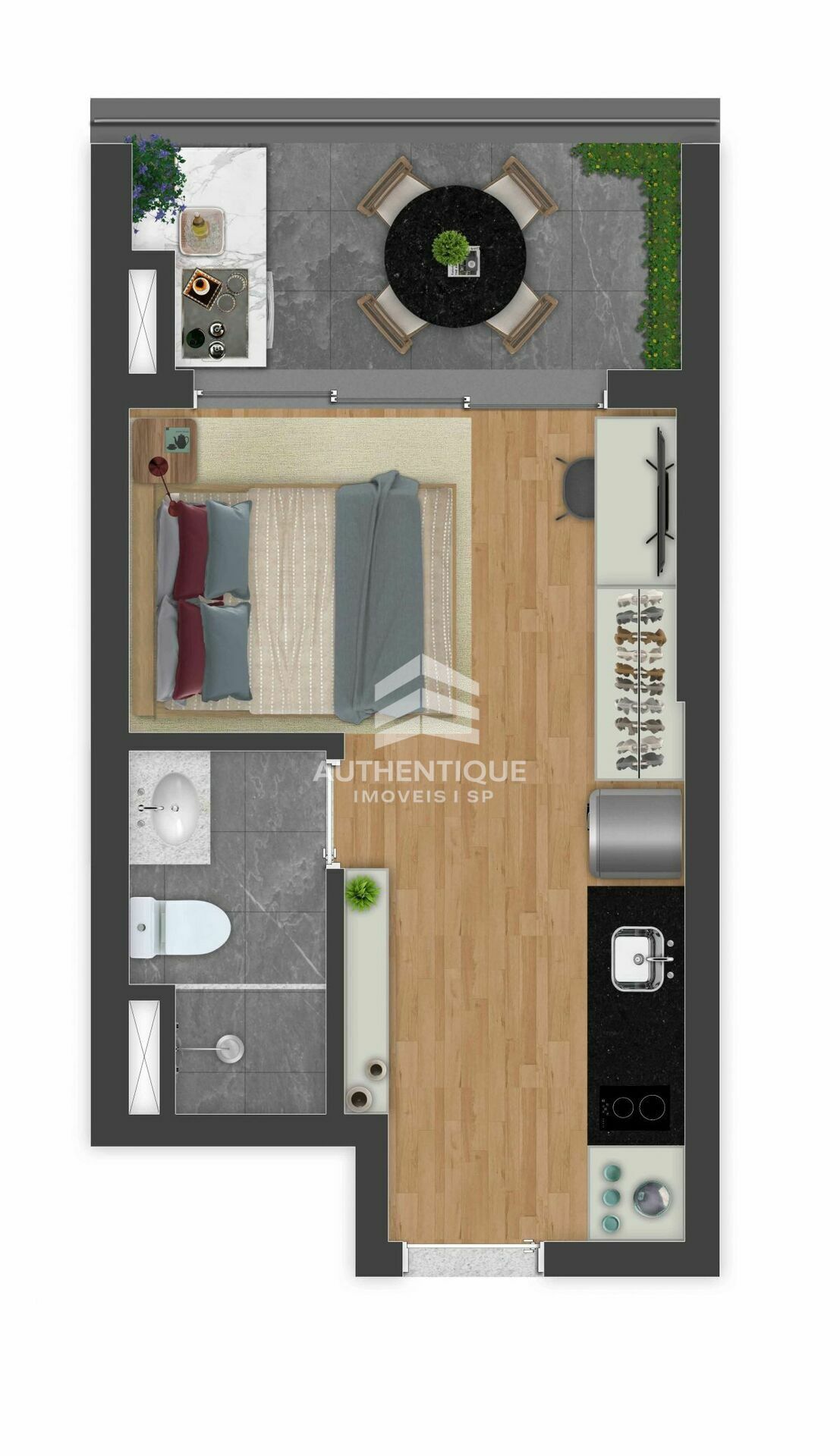 Apartamento, 2 quartos, 22 m² - Foto 34