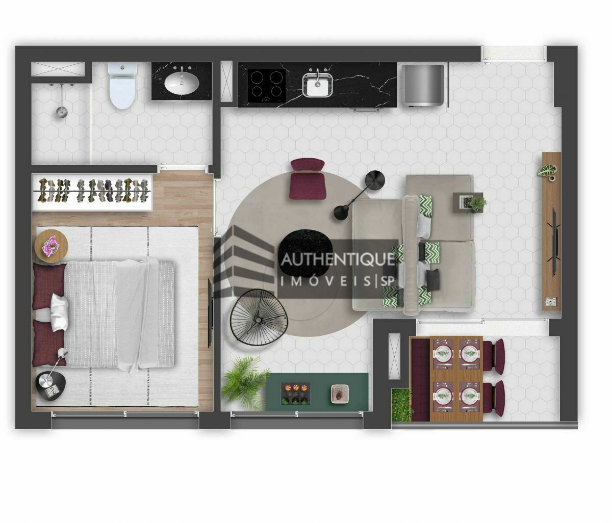 Apartamento, 2 quartos, 22 m² - Foto 40
