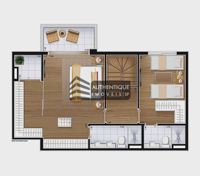 Apartamento à venda com 3 quartos, 169m² - Foto 36